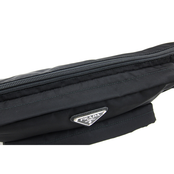 Prada Body Bag Nylon Leather Black - Picture 5 of 9